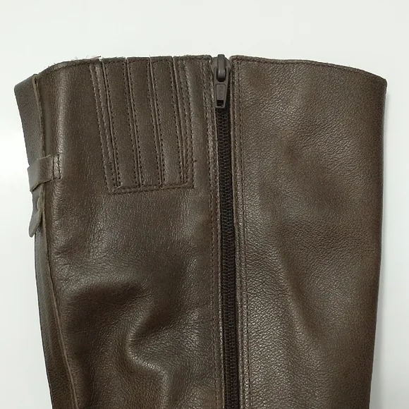 Matisse Brown Leather Round-Toe, Side Zipper Closure Women's Boots. Size-8.5 - Picture 11 of 16